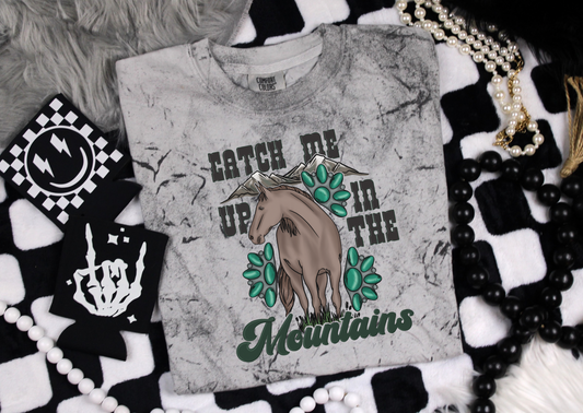 Catch Me Up In The Mountains Colorblast Graphic Tee