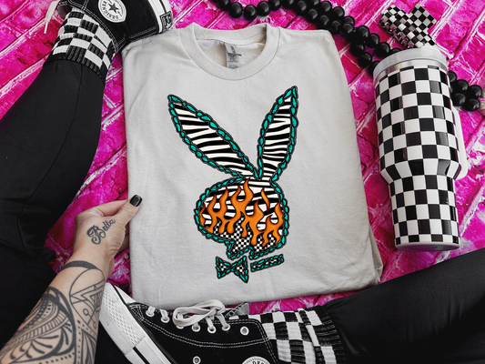 Zebra Playboy Graphic Tee
