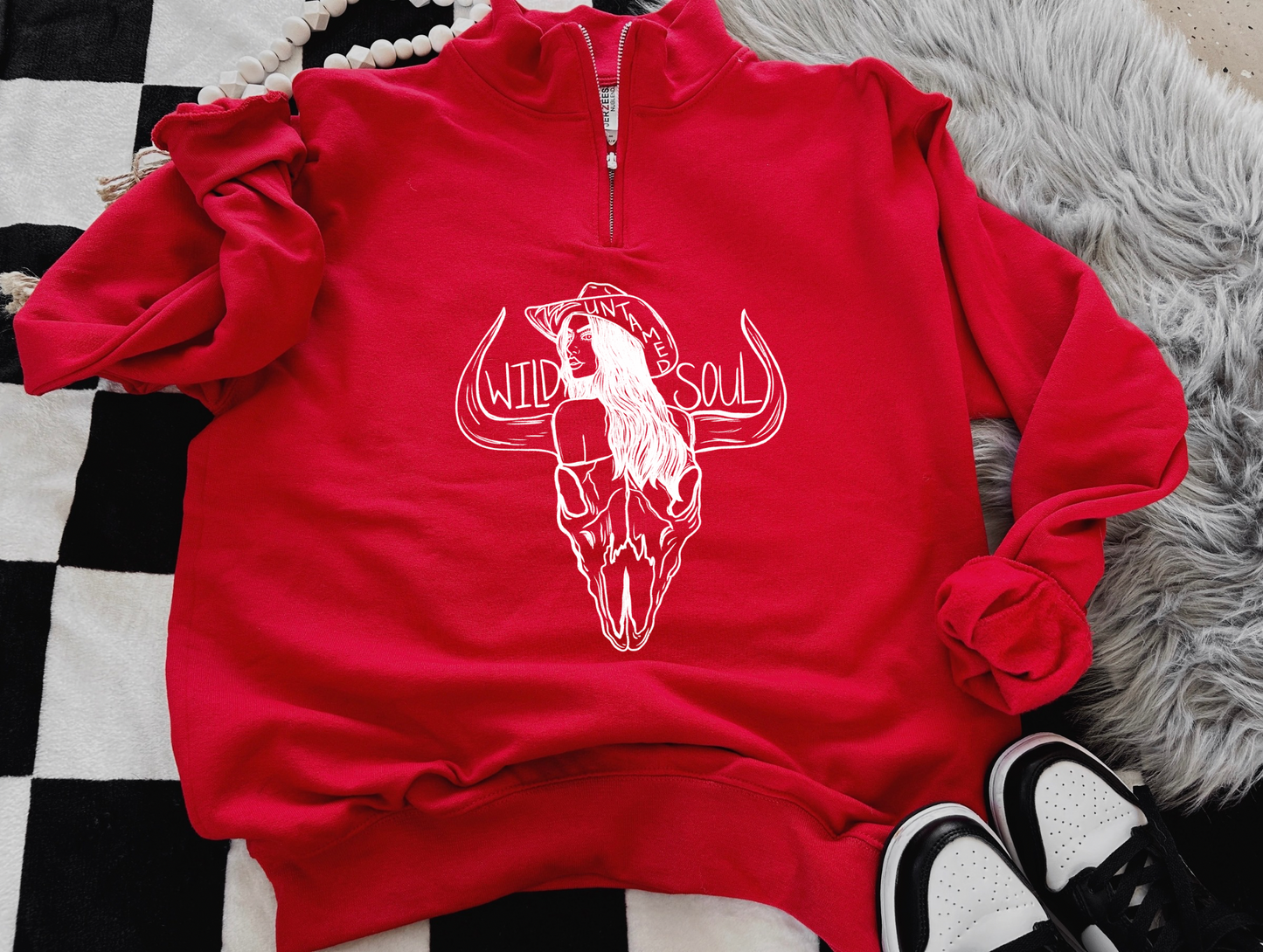 Wild Soul Linework Quarter Zip