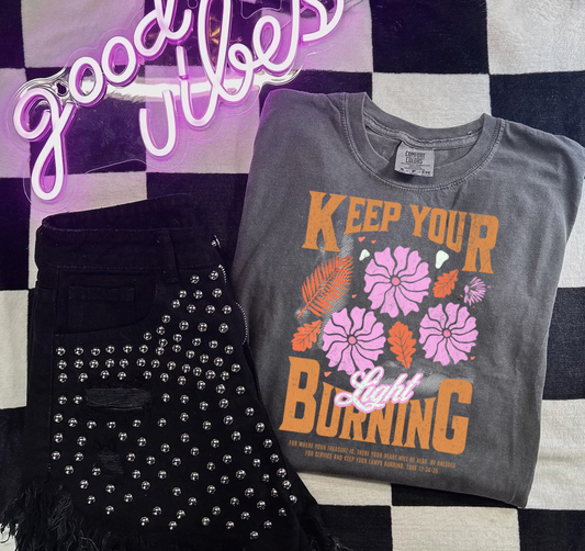 Keep Your Light Burning Comfort Colors Graphic Tee