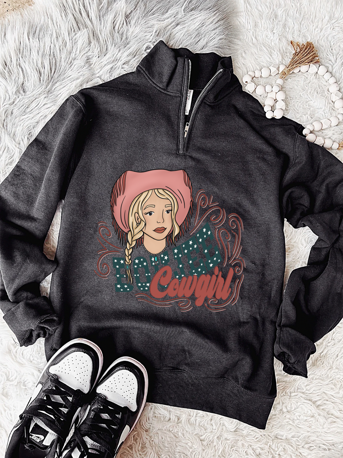 Boujee Cowgirl Quarter Zip