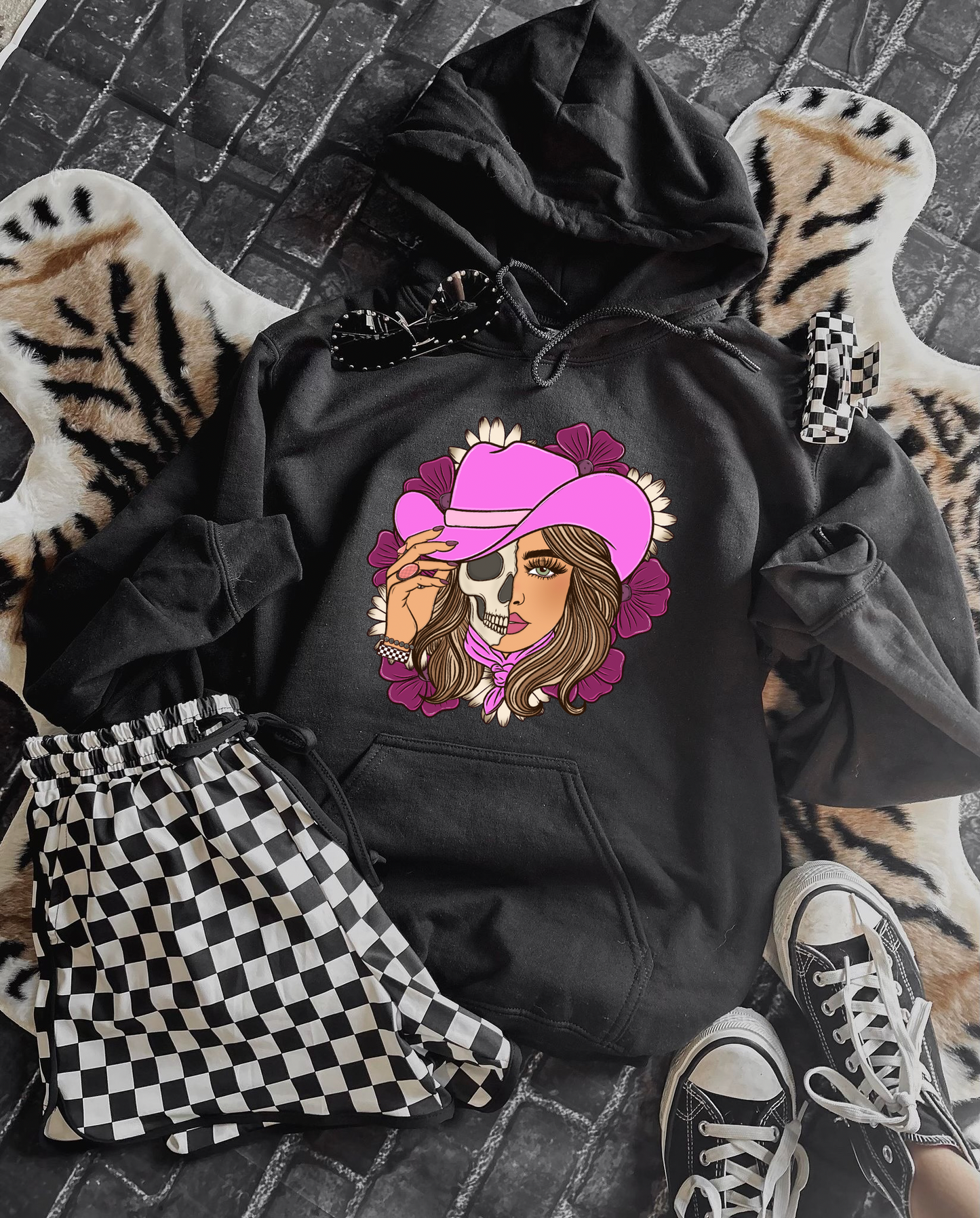 Floral Cowgirl Hoodie
